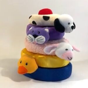 Colorful Animal Stacking Rings Toy